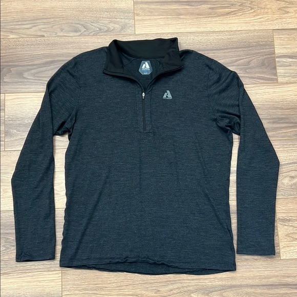 Eddie Bauer First Ascent Merino Wool Quarter Zip Baselayer in Gray Size Tall XXL - Picture 1 of 11